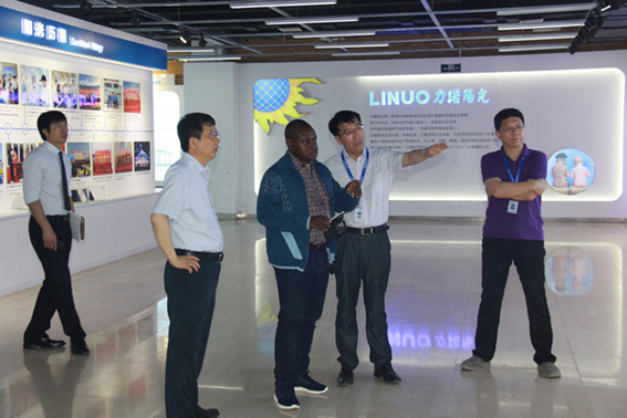 Commercial Counsellor of the Republic of Mali in China visited Linuo Sunshine Industry Commercial Counsellor of the Republic of Mali in China visited Linuo Sunshine Industry